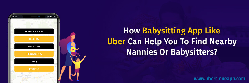 babysitting app like uber to find nannies