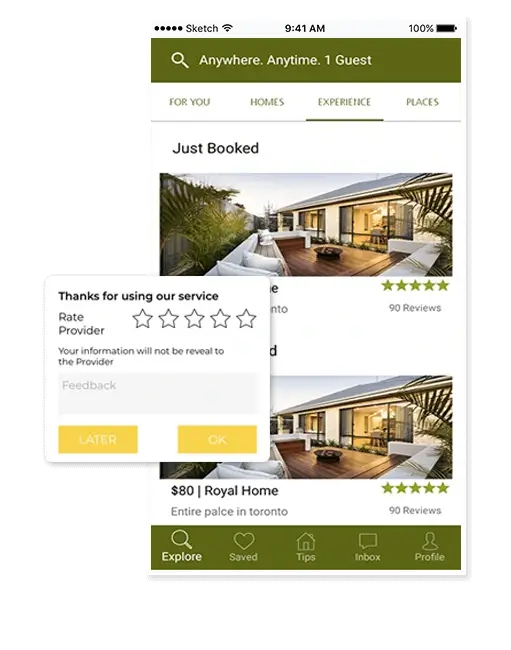 airbnb app demo