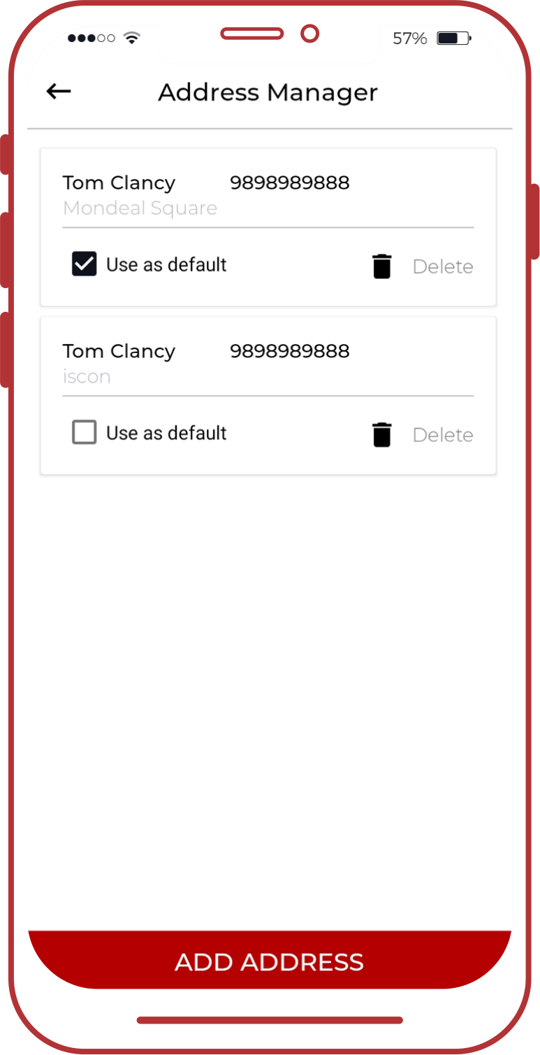 app for plumber address manager