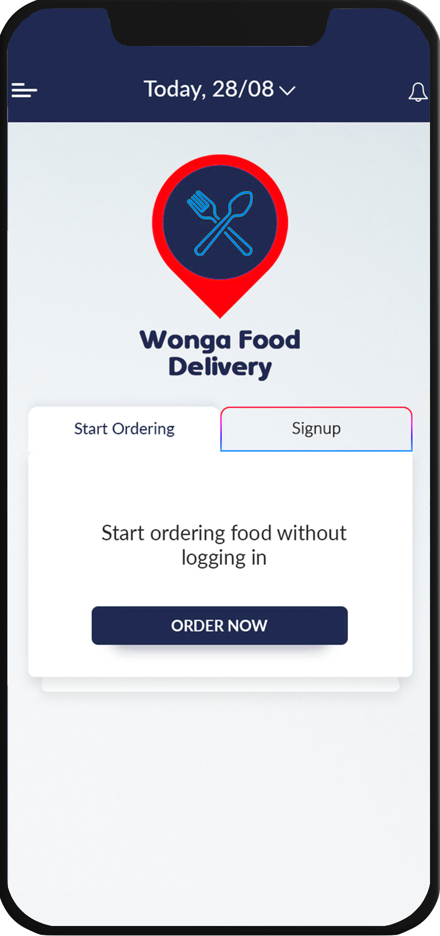 food delivery app developer