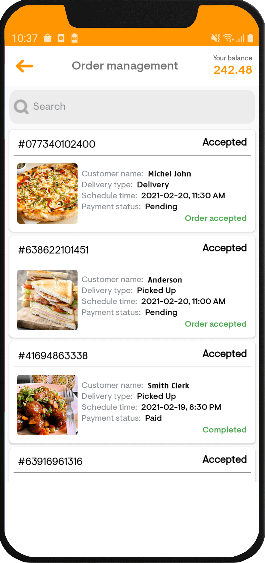 zomato clone app