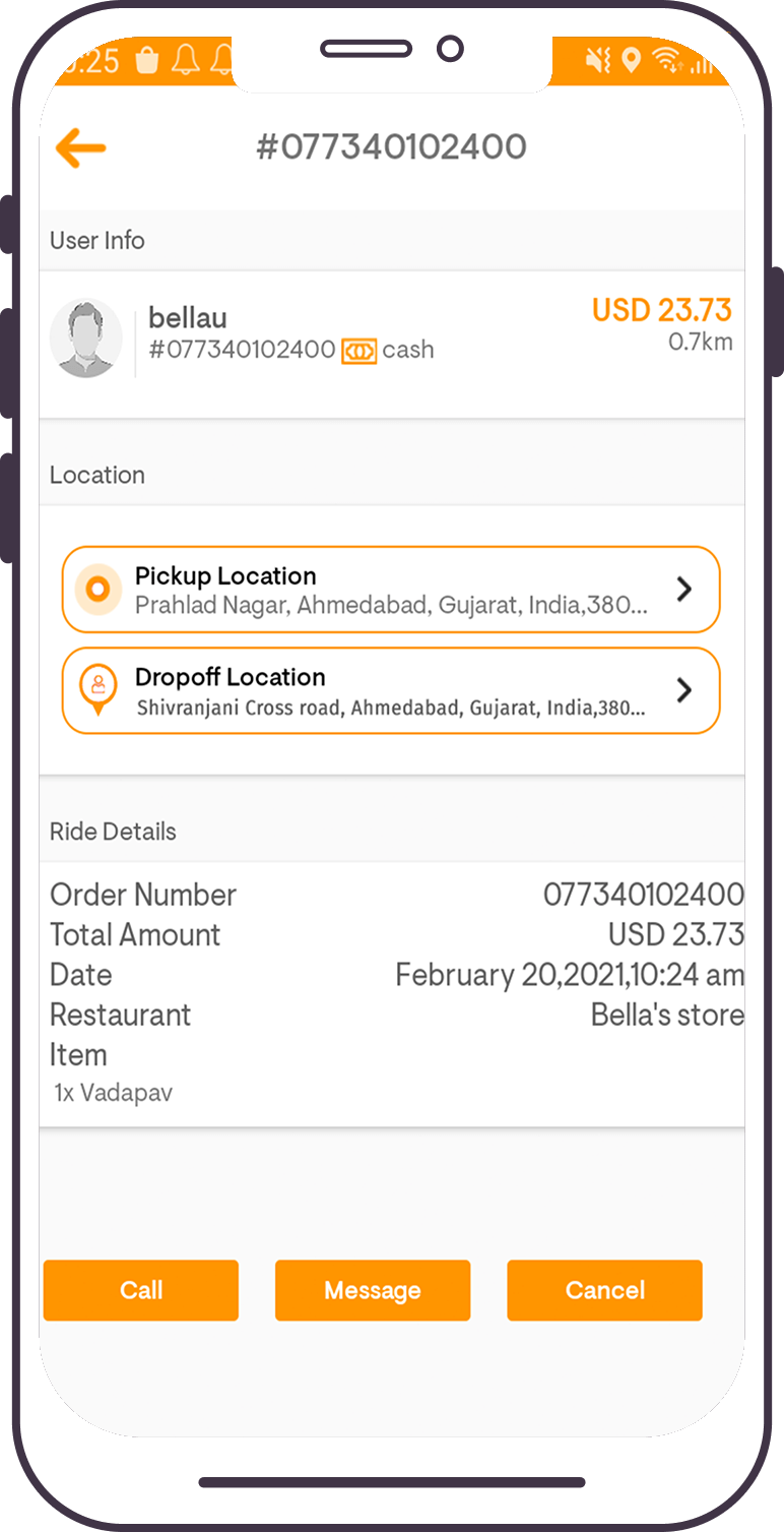 zomato app developer