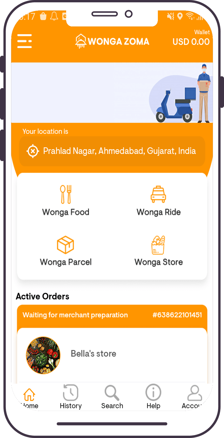 zomato clone script location