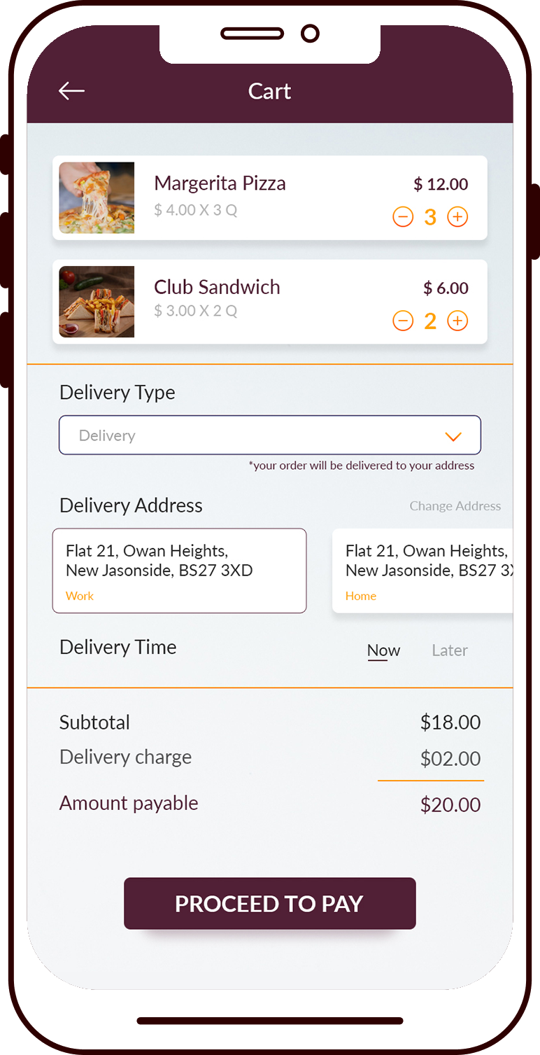 food delivery App's Screenshot-4