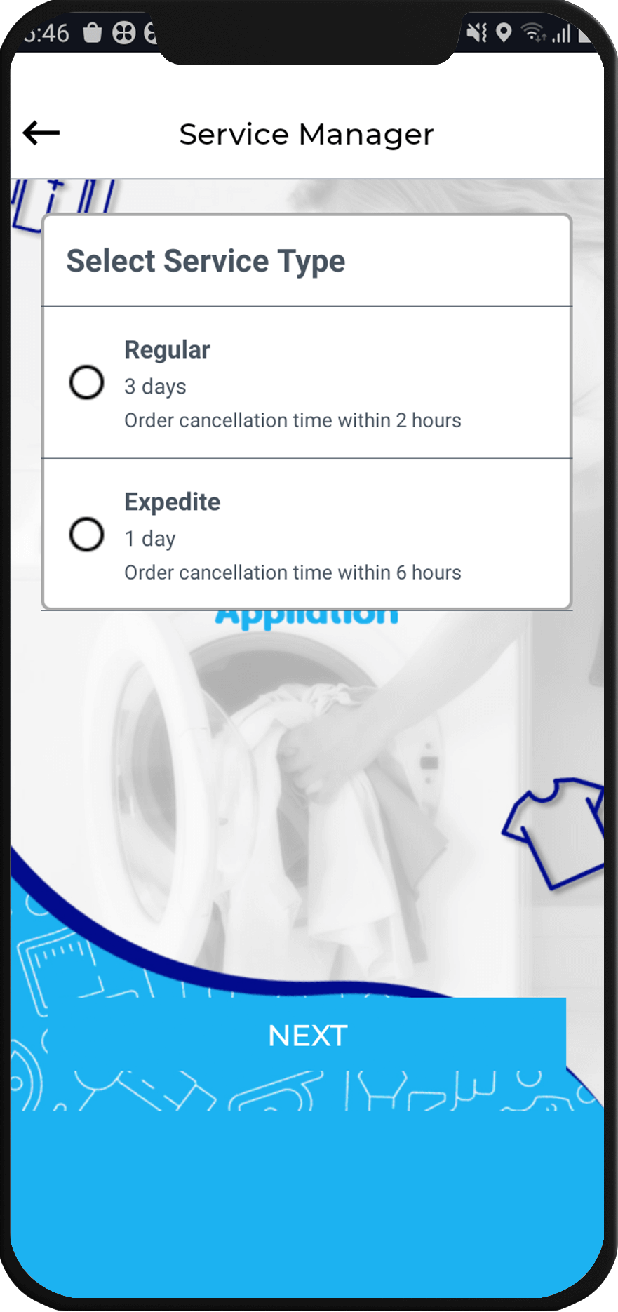 on demand laundry app development admin features