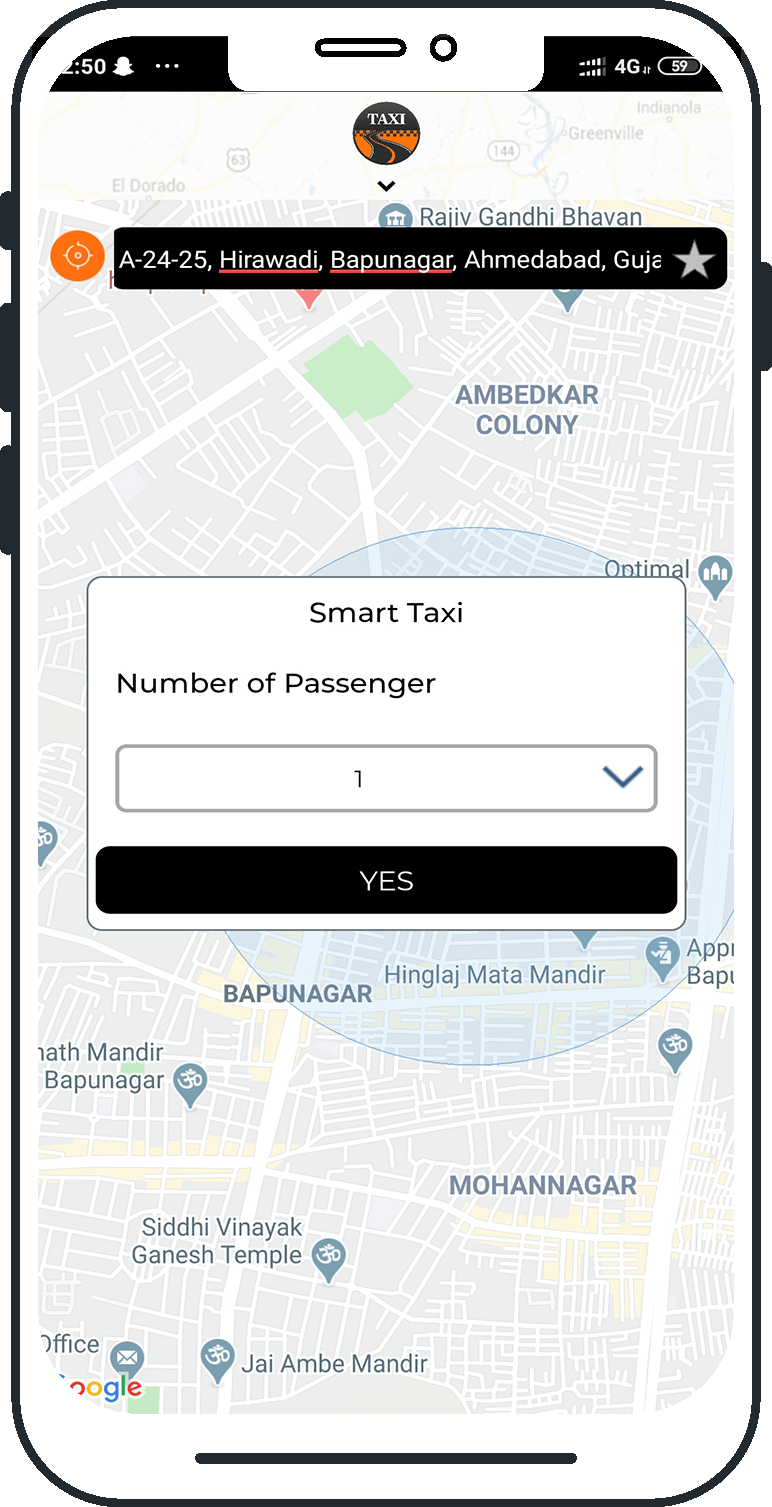taxi apps like uber screenshot